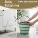 KI-generiertes Bild,Flexibler Putzeimer 10L 35x24cm faltbar mit Griff Falteimer Wassereimer Camping