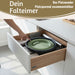 Flexibler Putzeimer 10L 35x24cm faltbar mit Griff Falteimer Wassereimer Camping