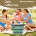 Flexibler Putzeimer 10L 35x24cm faltbar mit Griff Falteimer Wassereimer Camping