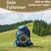 KI-generiertes Bild,Flexibler Putzeimer 10L 35x24cm faltbar mit Griff Falteimer Wassereimer Camping