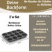 KI-generiertes Bild,2x 12´er Silikon Muffinform Set Cupcake Brownie Muffinblech