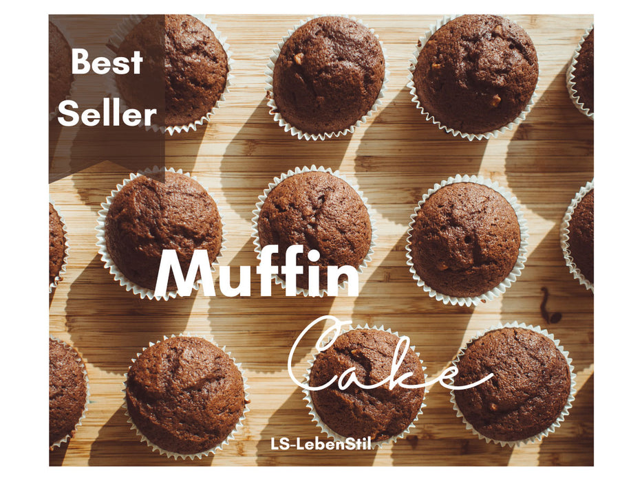 KI-generiertes Bild,Silikon Muffinform 12 Stück BPA-Frei Cupcake Brownie Muffinblech Backform