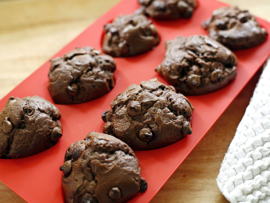 KI-generiertes Bild,Silikon Muffinform 12 Stück BPA-Frei Cupcake Brownie Muffinblech Backform