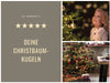 KI-generiertes Bild,12 Design Weihnachtskugeln 6cm Folk Blue Set Kunststoff Weihnachtsbaum-Deko