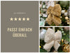 KI-generiertes Bild,2x Weihnachtsschleifen Set 11cm Kunstfell Creme Beige Schleifen für Weihnachts-Deko