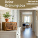 KI-generiertes Bild,Vintage Aufbwahrungsbox 30cm Schubladenbox Holzbox Ordnungsbox