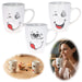 3 Kaffeebecher Smiley 300ml Set lustige witzige Henkelbecher Kaffeetasse