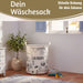 Wäschesack Wäschekorb Canvas Laundry 50cm Faltbar Wäschesammler Wäschetruhe