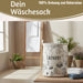 Wäschesack Wäschekorb Canvas Laundry 50cm Faltbar Wäschesammler Wäschetruhe