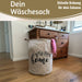 Wäschesack Wäschekorb Vintage Home 62L Faltbar Wäschesammler Wäschetruhe