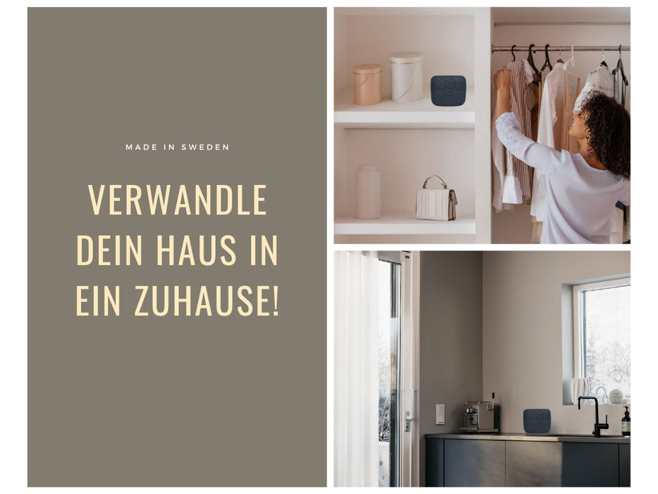 Absodry Duo Family Series 3 Blau für Räume bis 30m² Luftentfeuchter ohne Strom