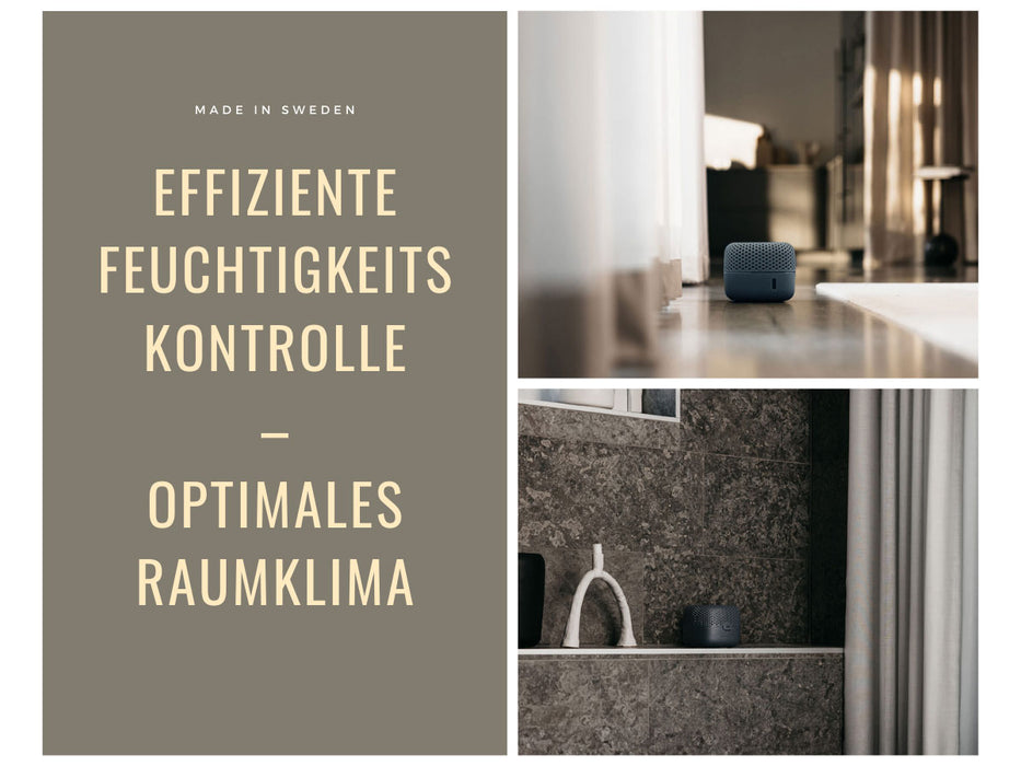 Absodry Duo Family Series 3 Blau für Räume bis 30m² Luftentfeuchter ohne Strom