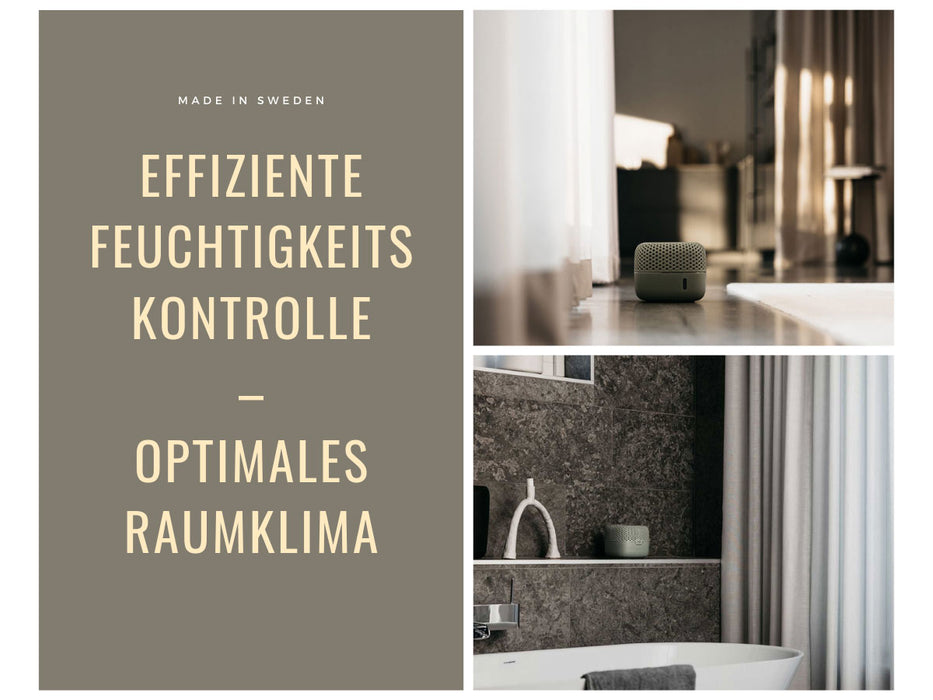 Absodry Duo Family Series 3 Grün für Räume bis 30m² Luftentfeuchter ohne Strom
