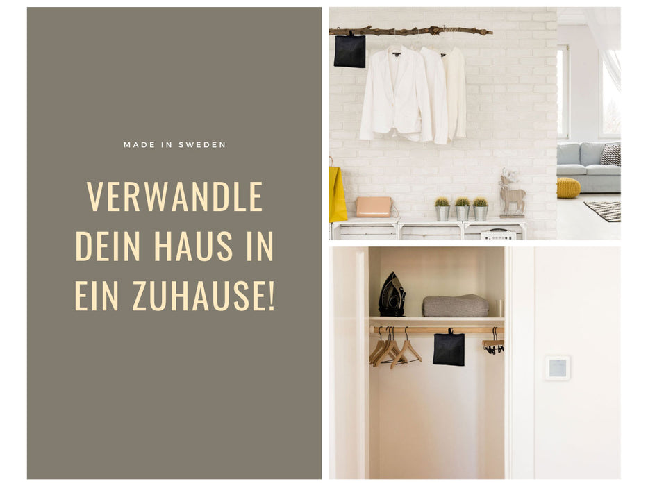 Absodry Textil Schwarz Aufhänger Luftentfeuchter für Autos Kleiderschrank Schränke