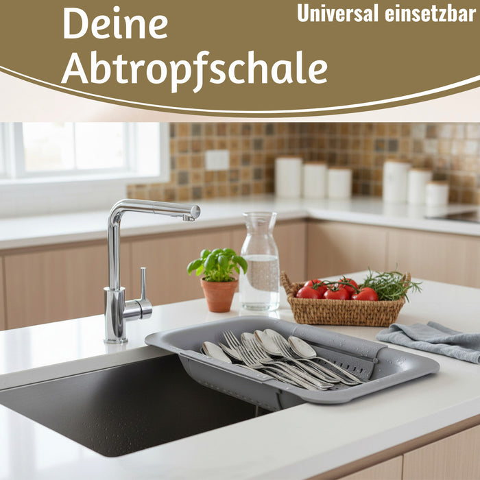 KI-generiertes Bild,Abtropfsieb Ausziehbar Spülbeckensieb Organizer Siebkorb für Spülbecken