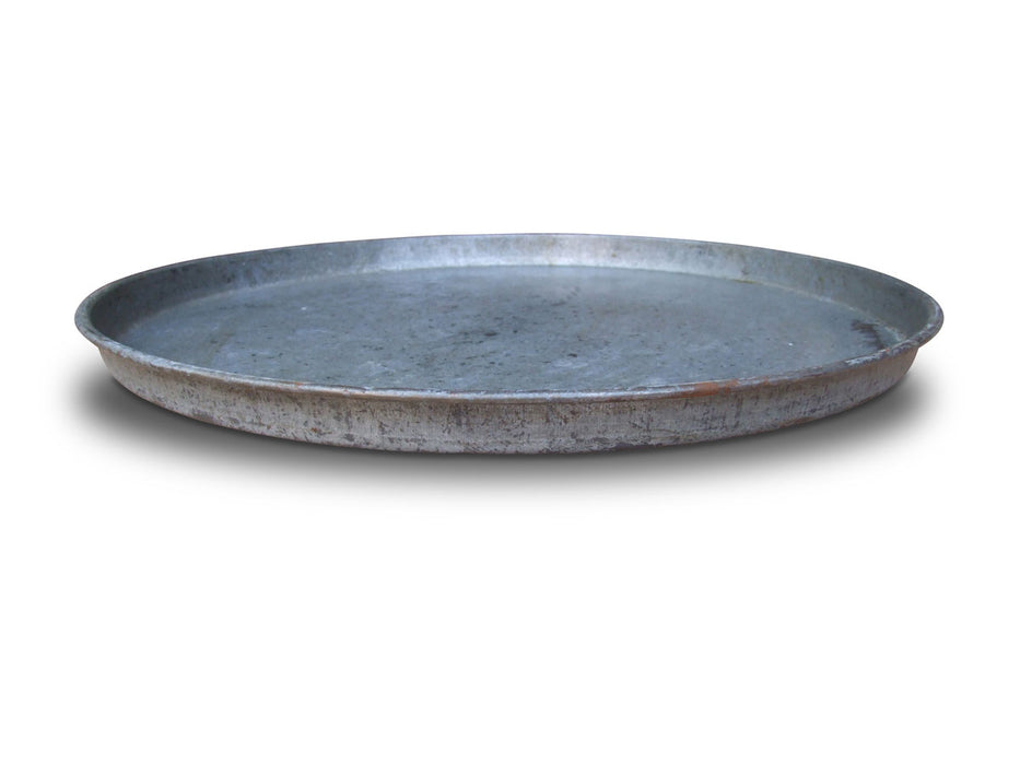 XL Metall Deko Tablett Serviertablett Dehli ♻️ 46cm Rund Kerzenteller Kerzentablett