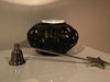 KI-generiertes Bild,Exklusiver Kerzenlöscher Alu Silber Stern 27cm beweglicher Dochtlöscher