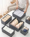 KI-generiertes Bild,Schubladen Organizer 3´er Set Ordnungssystem Regalbox Aufbewahrungsbox Faltkiste