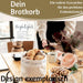 KI-generiertes Bild,Design Brotkorb Stoffkörbchen Frühstücksliebe 100% Baumwolle Brotkörbchen Brötchen