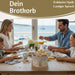 KI-generiertes Bild,Design Brotkorb Stoffkörbchen Gebäckträger 100% Baumwolle Brotkörbchen Brötchen