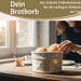 KI-generiertes Bild,Design Brotkorb Stoffkörbchen Gebäckträger 100% Baumwolle Brotkörbchen Brötchen