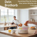 KI-generiertes Bild,Design Brotkorb Stoffkörbchen Guten Morgen 100% Baumwolle Brotkörbchen Brötchen