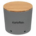 Natur-Design Kartoffeltopf 23x20cm Made in Germany Grau Silber