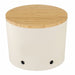 KI-generiertes Bild,Natur-Design Knoblauchtopf 16x12cm Made in Germany Creme Weiß