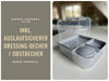 KI-generiertes Bild,Bento Box Lunchbox Kunststoff Grau 3 Fächer 2 Ebenen Frühstücksbox Brotdose