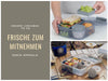 Bento Box Lunchbox Kunststoff Grau 3 Fächer 2 Ebenen Frühstücksbox Brotdose