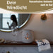 Beton Windlicht Anker 13cm Shabby Grau Maritim Teelichthalter Kerzenhalter