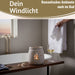 Beton Windlicht Segelboot 13cm Shabby Grau Maritim Teelichthalter Kerzenhalter