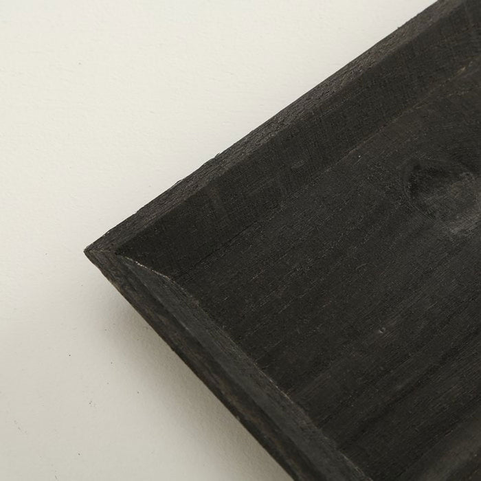 KI-generiertes Bild,Holz Deko-Tablett Shabby Schwarz 55x16cm Kerzen-Schale Teelichthalter