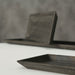 KI-generiertes Bild,Holz Deko-Tablett Shabby Schwarz 45x16cm Kerzen-Schale Teelichthalter