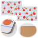 2x Kork Tischset Platzset Orange Früchte 40x30cm abwaschbar Rechteck Platzmatte