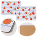 2x Kork Tischset Platzset Orange Früchte 40x30cm abwaschbar Rechteck Platzmatte