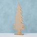 XL Deko Holz Weihnachtsbaum 30cm Braun Tannenbaum Dekoration Holzbaum Baum X-mas