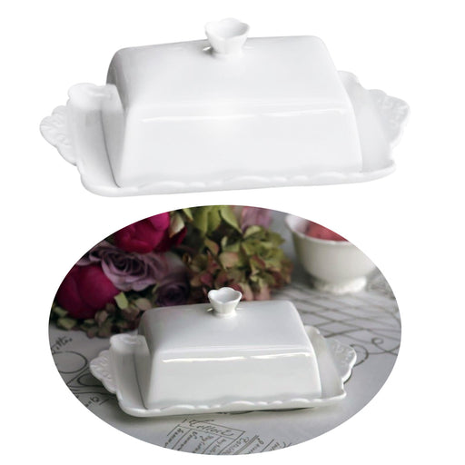 Butterdose *BUTTER, EMAILLE* Ib Laursen - FREUDENTANZ - Her Mit Dem Schönen Leben