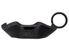 Metall Stabkerzenhalter Schwarz Henkel 11cm Kammerleuchter Kerzenständer
