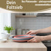 KI-generiertes Bild,Flexibles Abtropfsieb Nudelsieb 23cm Rund faltbar Seiher Küchensieb Camping
