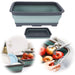 KI-generiertes Bild Flexible Waschschüssel 8L 37x27cm faltbar Spülwanne tragbares Waschbecken Camping