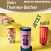 KI-generiertes Bild,Edelstahl Thermobecher 350ml Coffee Lovers Coffee to Go Becher Kaffeebecher Tee