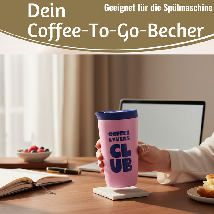 Edelstahl Thermobecher 350ml Coffee Lovers Coffee to Go Becher Kaffeebecher Tee