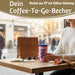 Edelstahl Thermobecher 350ml Coffee Lovers Coffee to Go Becher Kaffeebecher Tee
