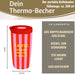 Edelstahl Thermobecher 350ml Kaffee Wein Coffee to Go Becher Kaffeebecher Tee