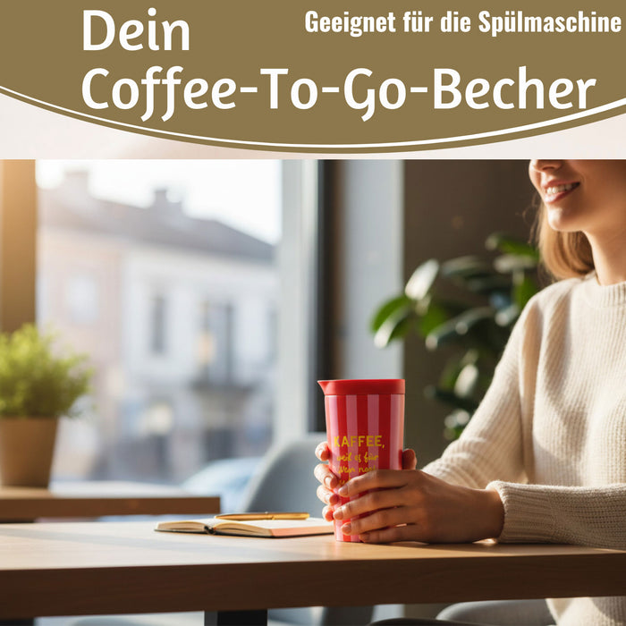 Edelstahl Thermobecher 350ml Kaffee Wein Coffee to Go Becher Kaffeebecher Tee