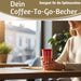 Edelstahl Thermobecher 350ml Kaffee Wein Coffee to Go Becher Kaffeebecher Tee