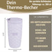 KI-generiertes Bild,Edelstahl Thermobecher 350ml Lieblingsbecher Coffee to Go Becher Kaffeebecher Tee