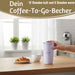 Edelstahl Thermobecher 350ml Lieblingsbecher Coffee to Go Becher Kaffeebecher Tee