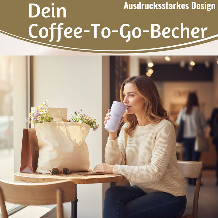 Edelstahl Thermobecher 350ml Lieblingsbecher Coffee to Go Becher Kaffeebecher Tee